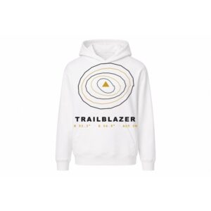Trailblazer (Wit) Hoodie — streetwear-design