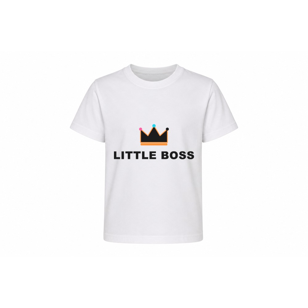 Kids Tee — Little Boss - Afbeelding 2