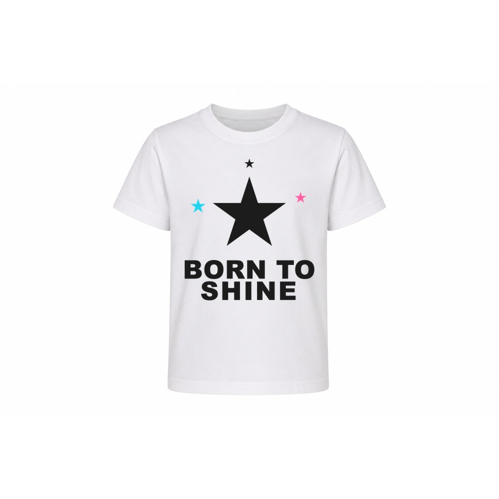 Kids Tee — Born to Shine - Afbeelding 2