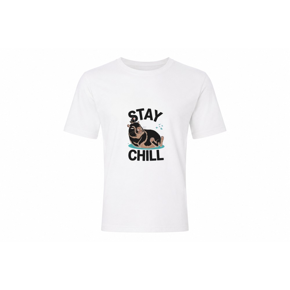 Kids Tee — Stay Chill Capybara - Afbeelding 2