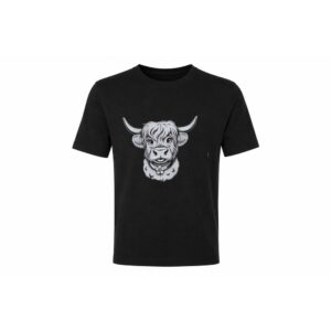 Kids Tee β Highland Cow