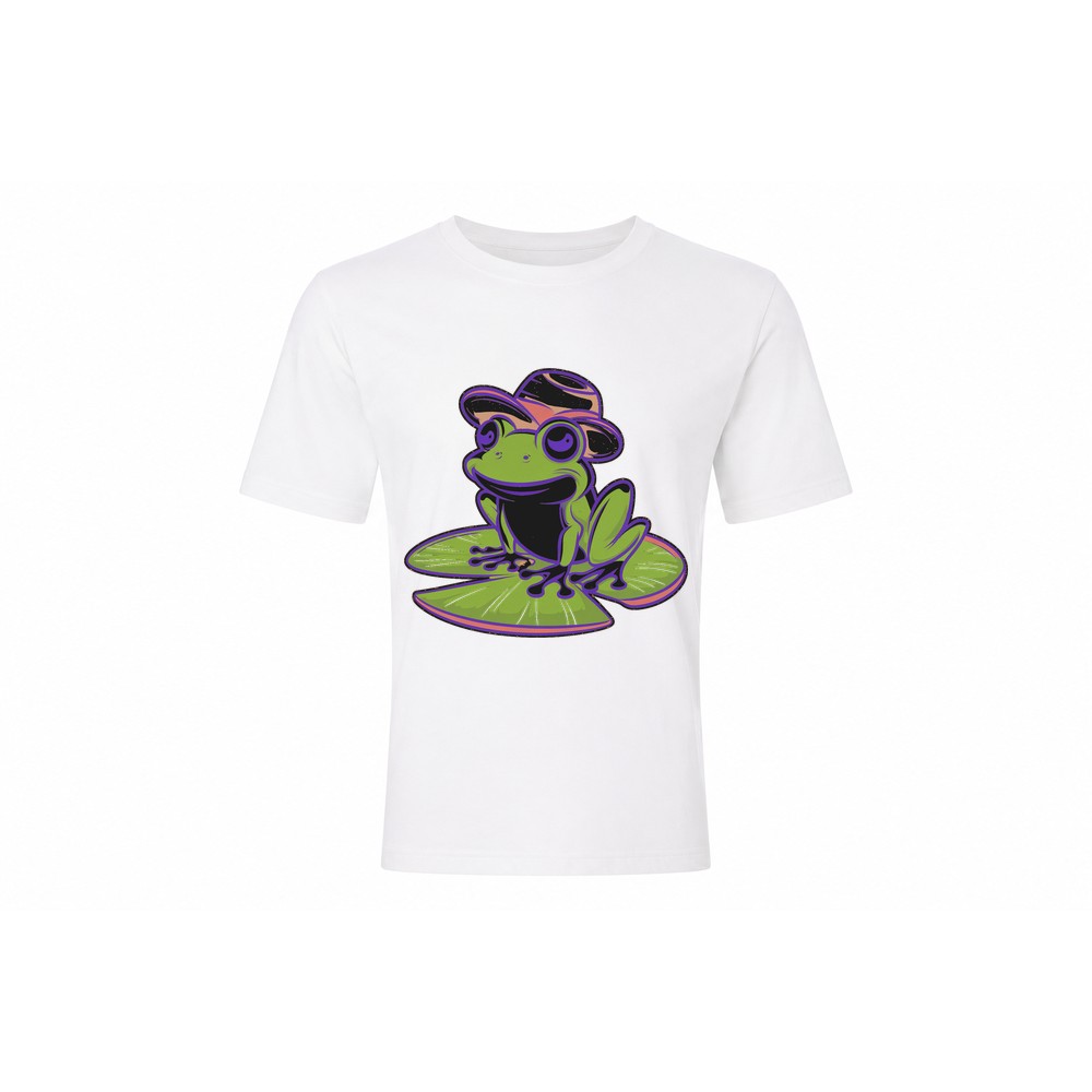 Kids Tee — Kikker - Afbeelding 2