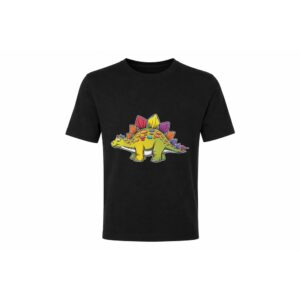 Kids Tee β Stegosaurus Rainbow