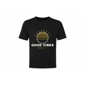 Good Vibes (Regenboog) T-shirt — positieve vibe