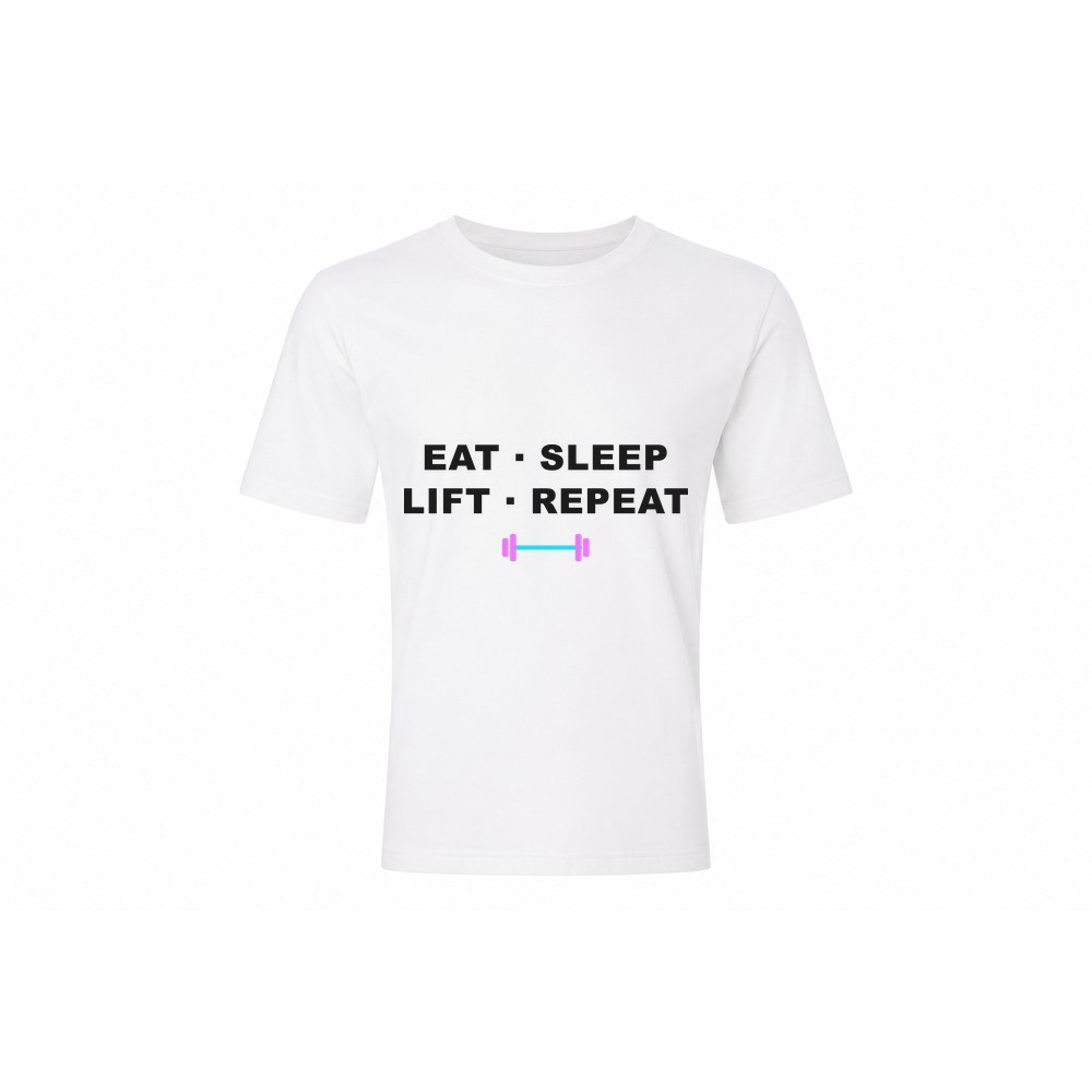 Classic Tee — Eat Sleep Lift Repeat - Afbeelding 2