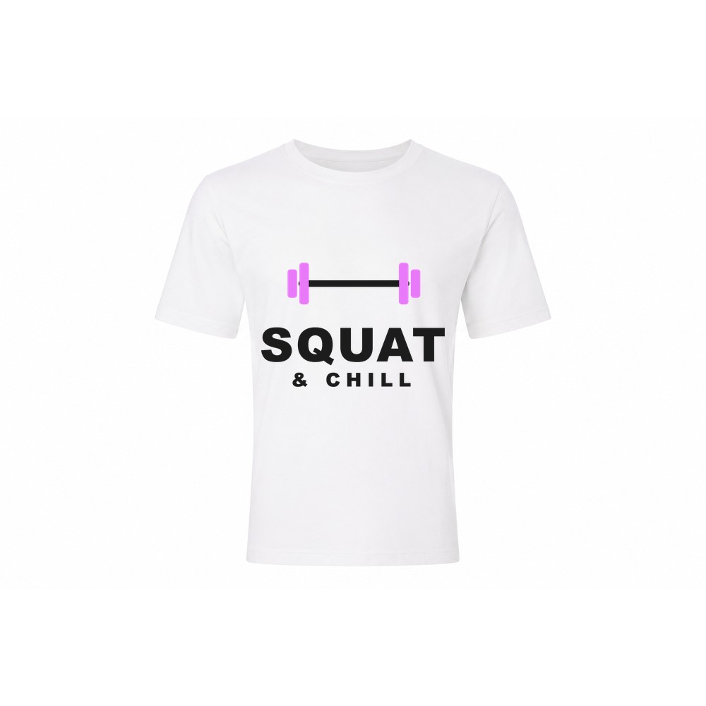 Classic Tee — Squat & Chill - Afbeelding 2