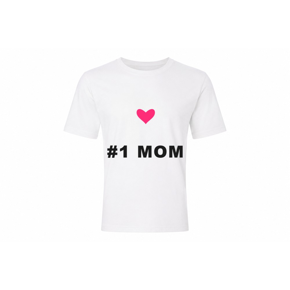 Classic Tee — #1 Mom - Afbeelding 2