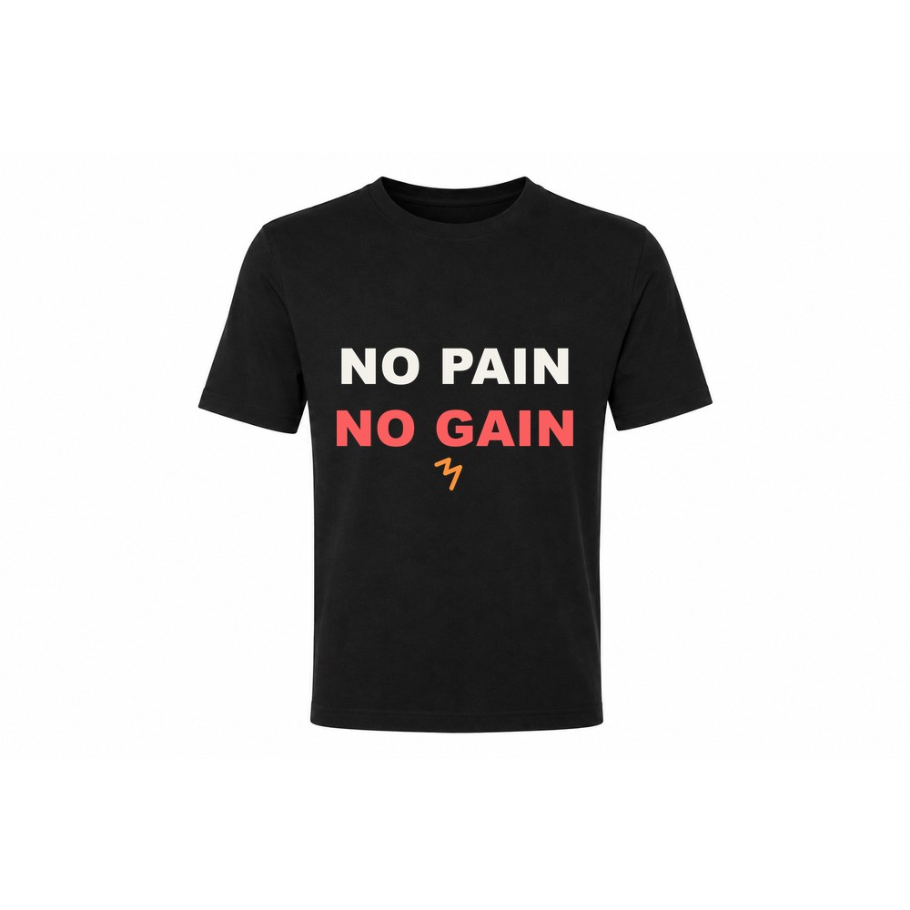 No Pain No Gain T-shirt — gym- & sportshirt