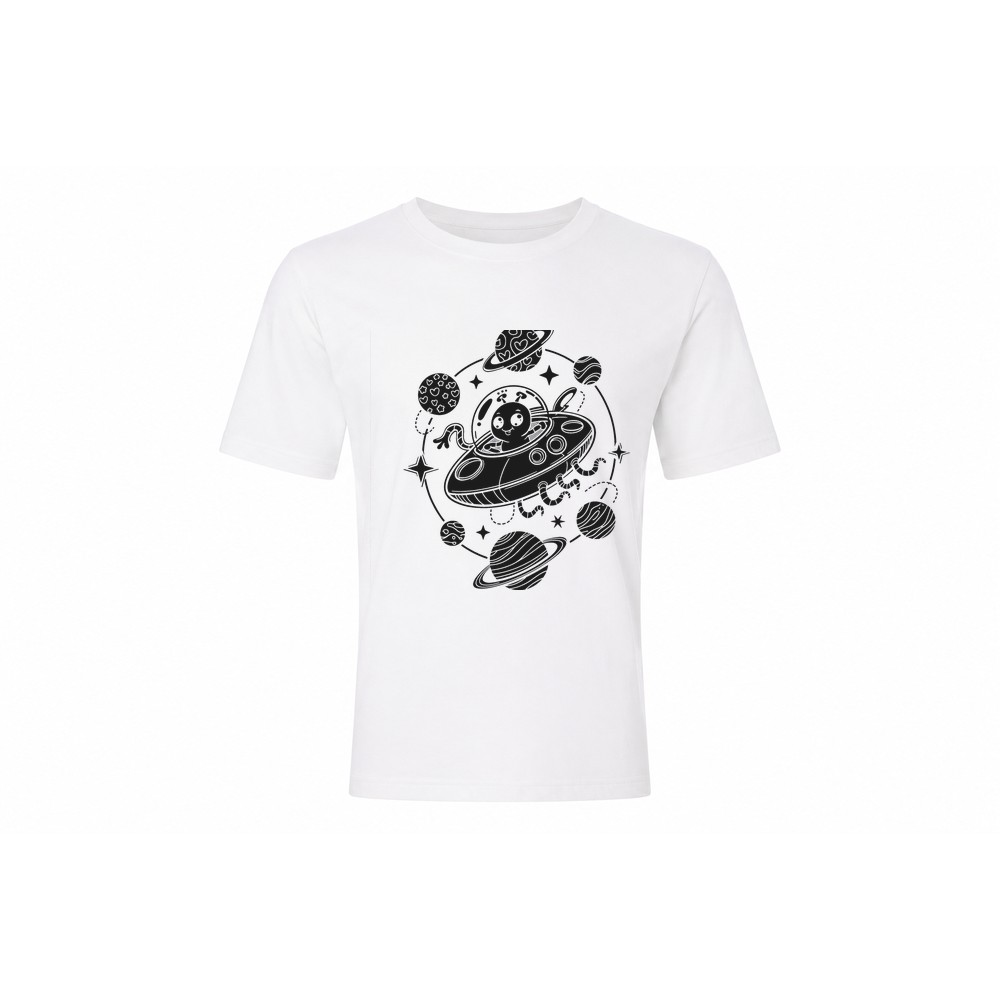 Kids Tee — Alien UFO - Afbeelding 2