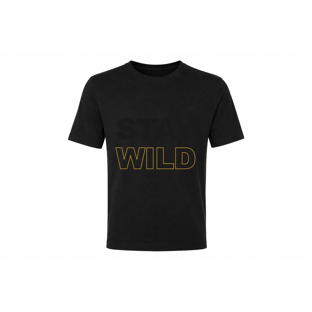 Stay Wild (Wit) T-shirt — positieve vibe