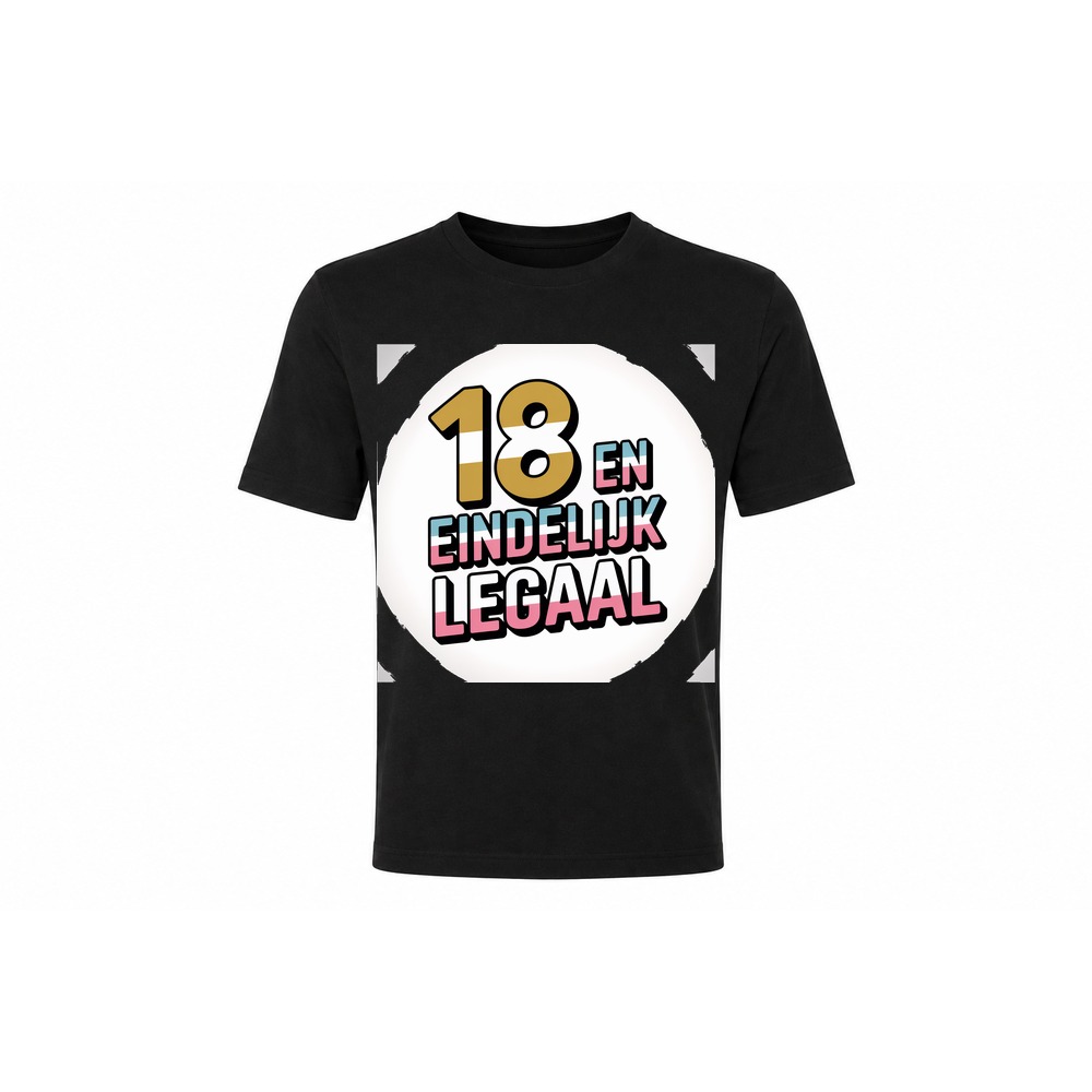 Classic Tee — 18 en Eindelijk Legaal