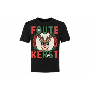 Classic Tee — Foute Kerst (Rendier)