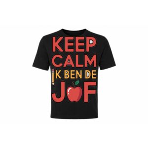 Classic Tee — Keep Calm ik ben de Juf
