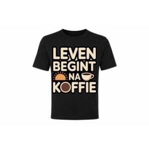 Classic Tee — Leven Begint na Koffie