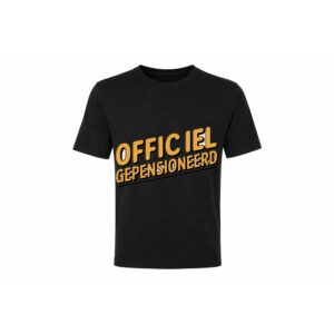 Classic Tee — Officieel Gepensioneerd