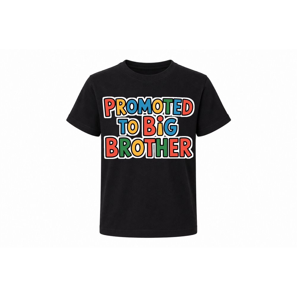 Kids Tee — Promoted to Big Brother - Afbeelding 2