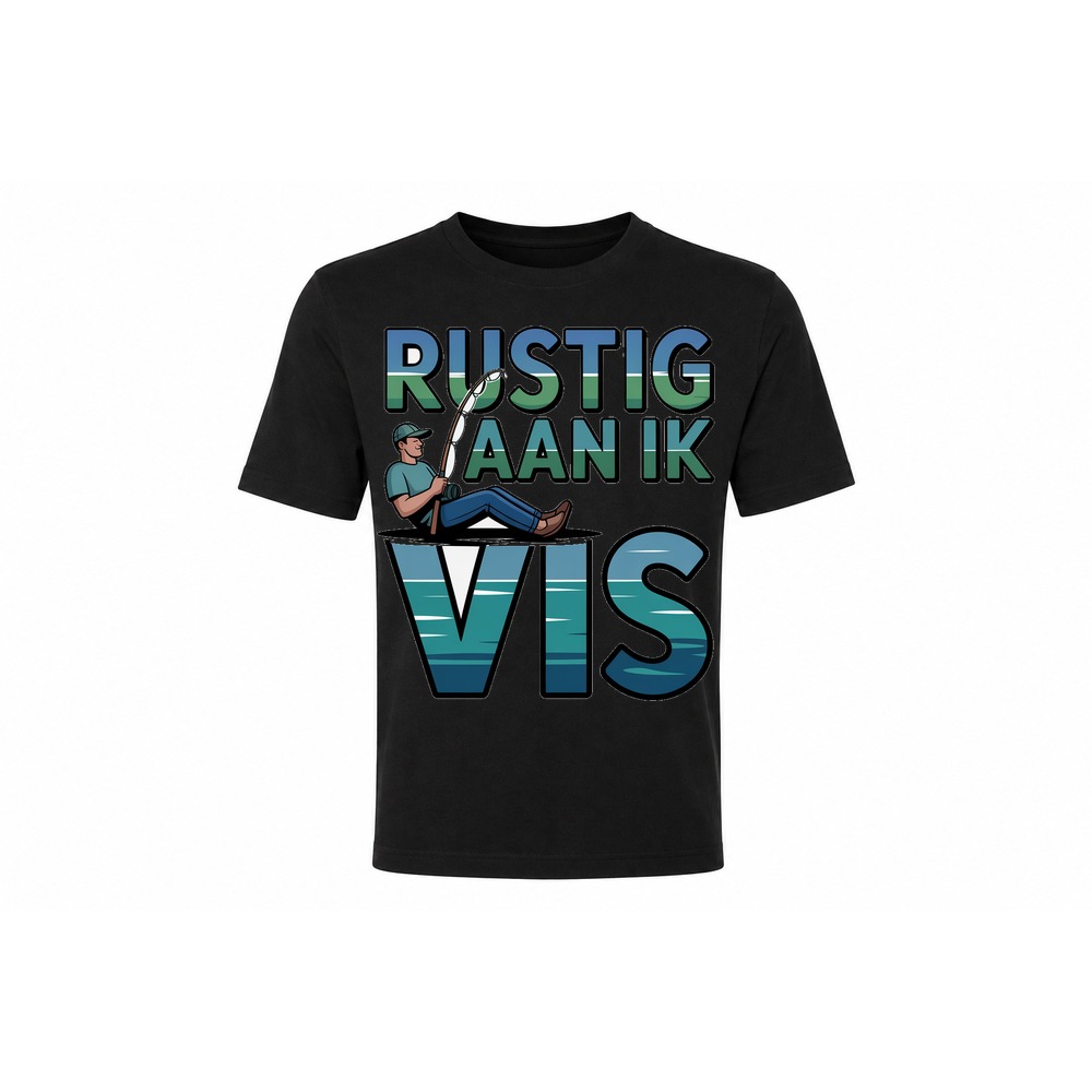 Classic Tee — Rustig aan ik Vis