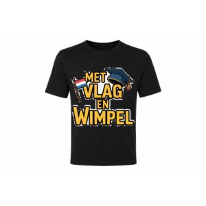Classic Tee — Met Vlag en Wimpel