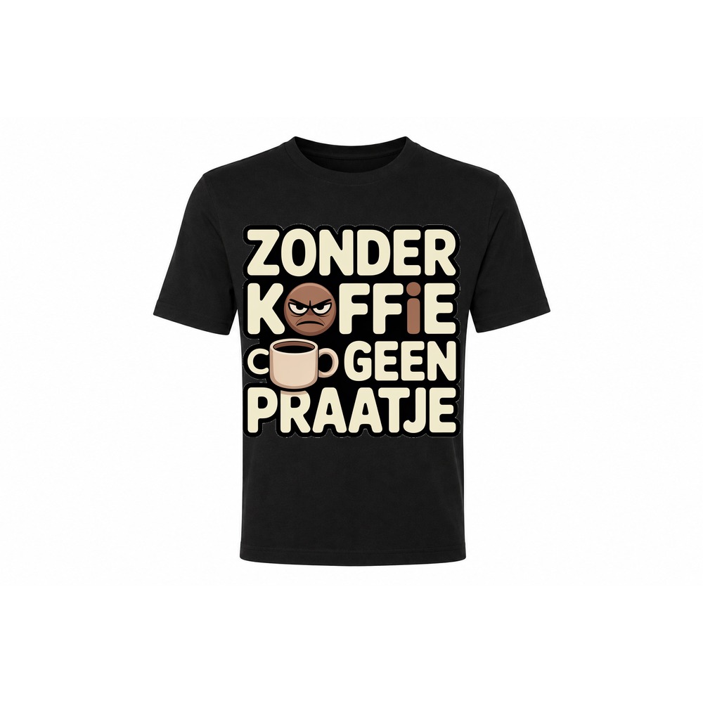 Classic Tee — Zonder Koffie geen Praatje