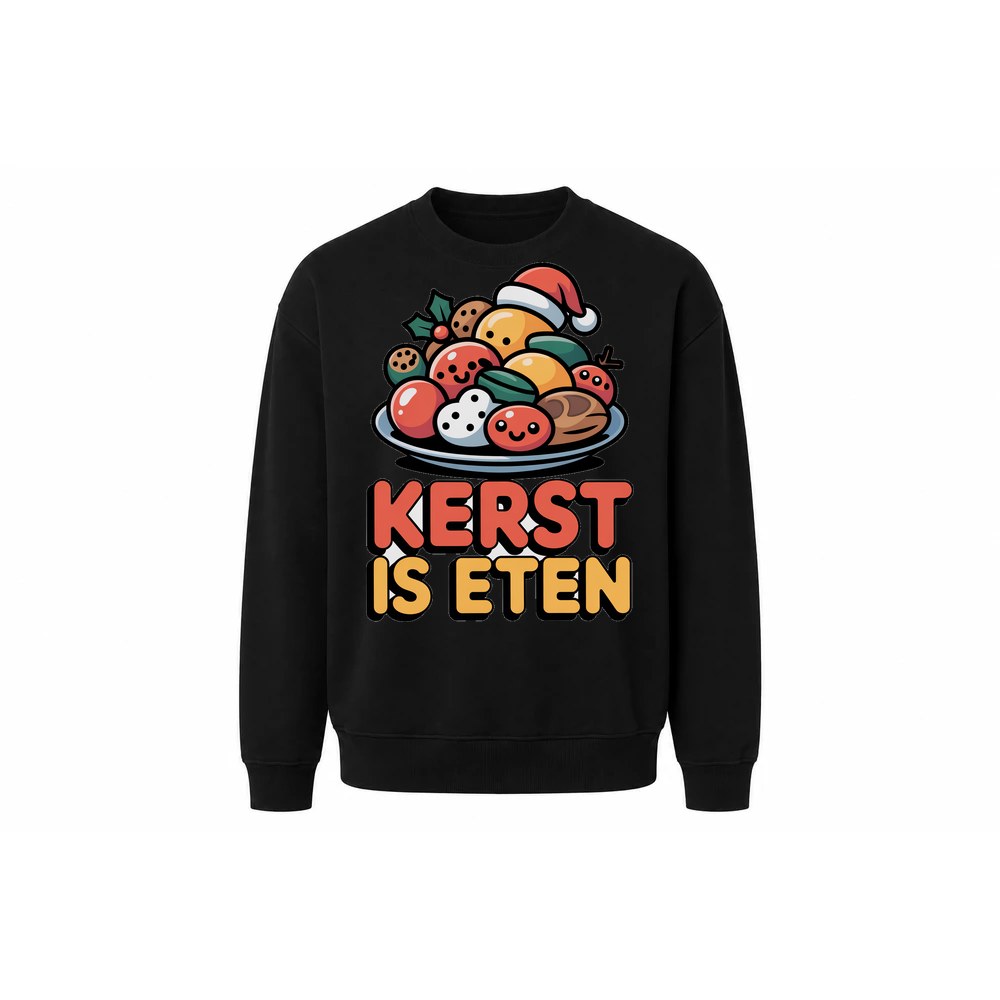 Foute Kersttrui — Kerst Is Eten