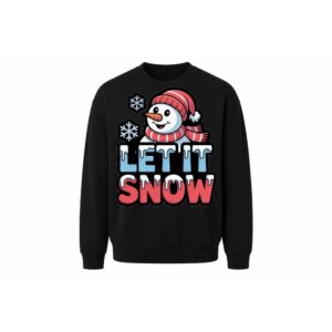 Foute Kersttrui — Let It Snow (Sneeuwpop)