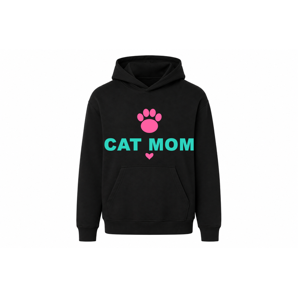Street Hoodie — Cat Mom